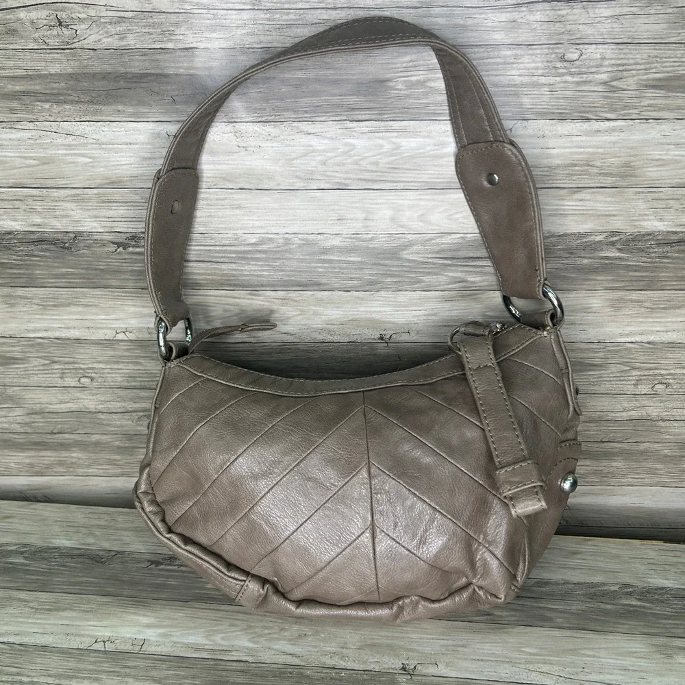 Vintage Guess Shoulder Bag Womens Stitched Quilted Hobo Y2K Chunky G Purse